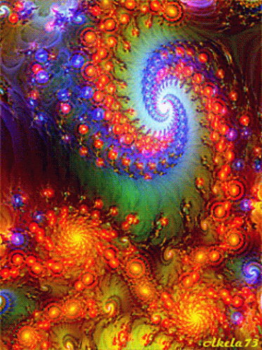 Swirl Painting Akela 73