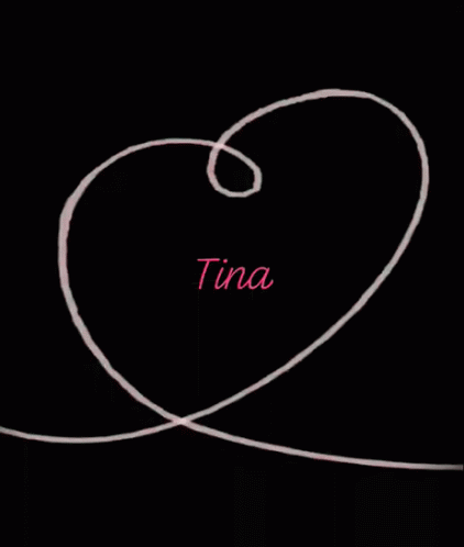 Swirl With Name Tina