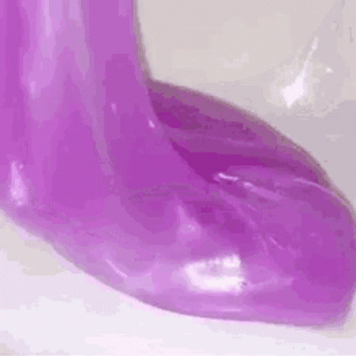 Swirling Stretchy Lavender Slime GIF