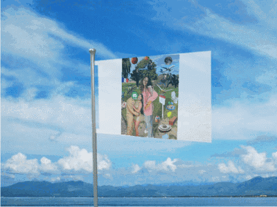 Swiss Flag With White Cross GIF