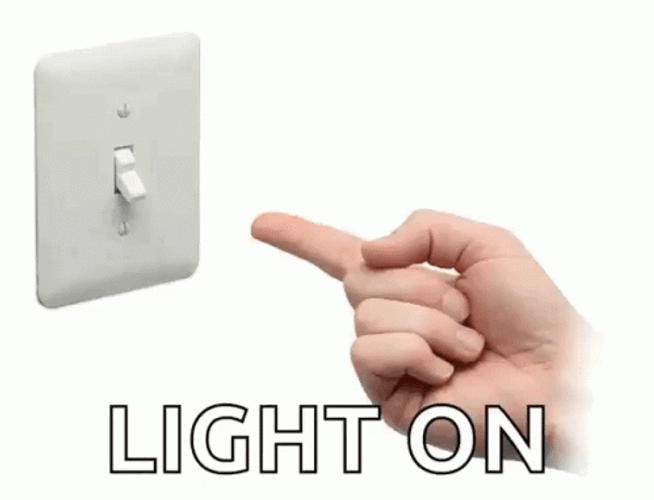 Switch On Off Lights On Lights Out GIF