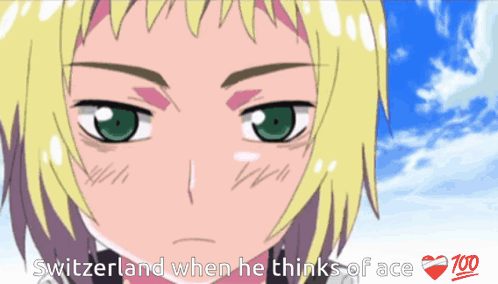 Switzerland When He Thinks Of Ace Boy GIF