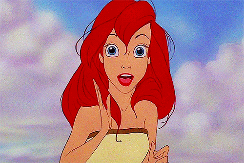 Swoon Ariel Flirting Little Mermaid GIF