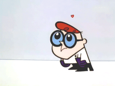Swoon Dexter Love Struck Dexter's Lab GIF