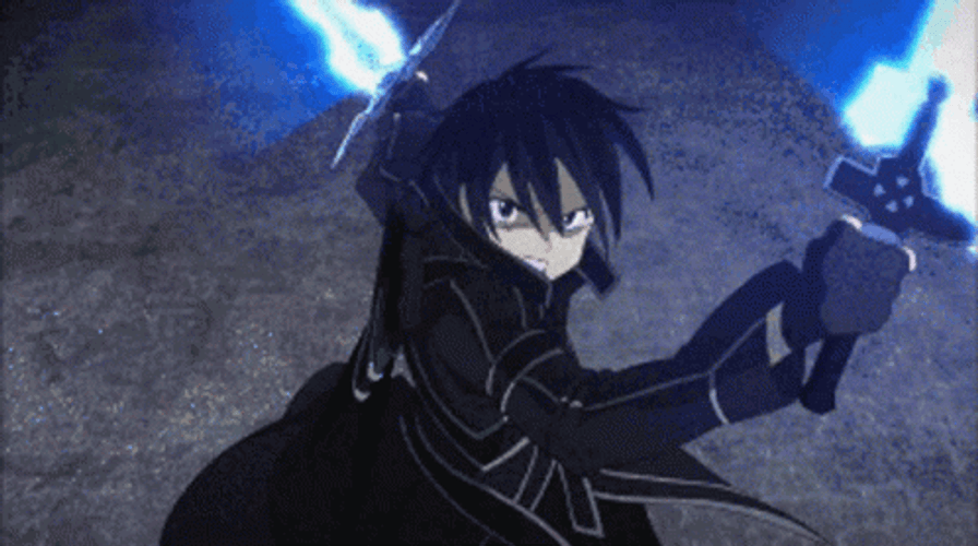 Sword Art Online Angry Kirito GIF
