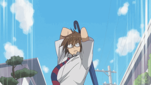 Sword Fight High School Boys GIF
