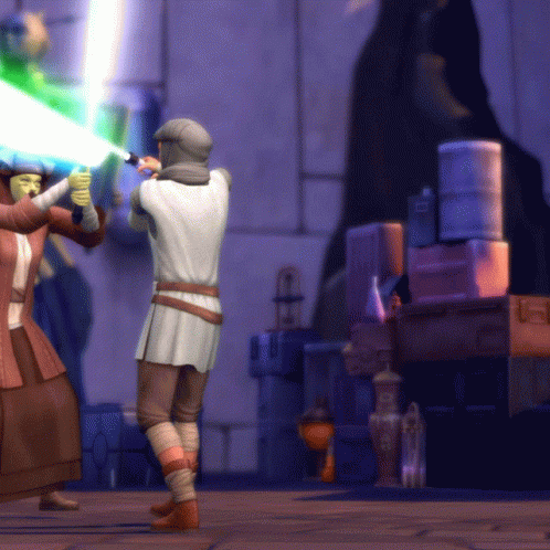 Sword Fight The Clone Wars GIF