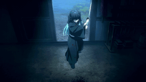 Sword Fighting Demon Slayer Muichiro GIF