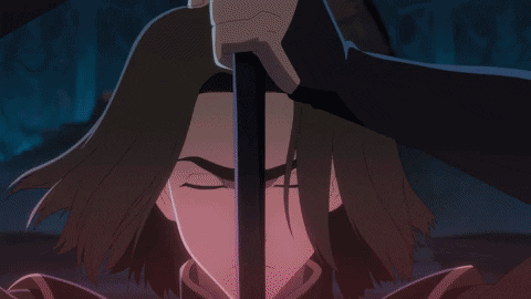 Sword Fighting Dragon Age Animation GIF