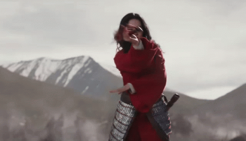 Sword Fighting Mulan Liu Yifei GIF