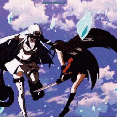 Sword Fighting Youre Banned Esdeath Akame Ga Kill GIF
