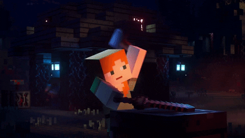 Sword Pounding On An Anvil Minecraft GIF