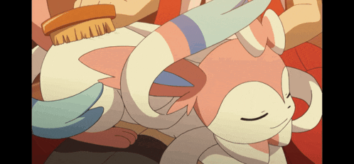 Sylveon Brush Gif GIF