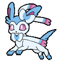 Sylveon Run Sticker GIF