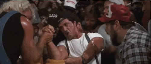 Sylvester Pro Arm Wrestler Over The Top GIF