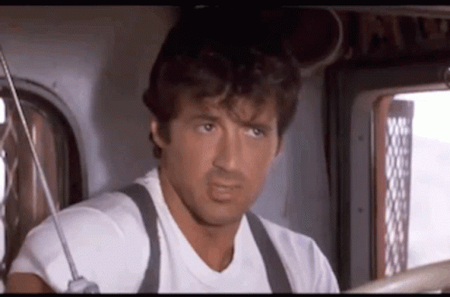 Sylvester Stallone Driving Truck Over The Top Movie GIF