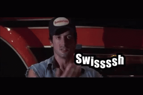 Sylvester Stallone Swish Over The Top Movie GIF