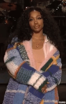 Sassy Sza Eye Rolling Posture GIF