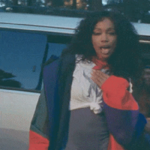 Sza Singing Eye Rolling Music Video GIF