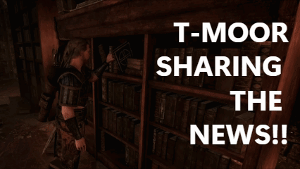 T-Moor Is Sharing The News With A Man Looking At A Book GIF