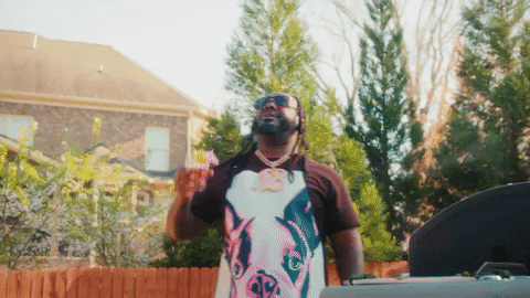 T Pain Raising Glass Of Drink GIF