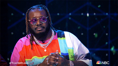 T Pain Raising His Eyebrows GIF