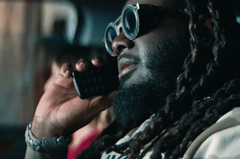 T Pain Talking On The Phone GIF