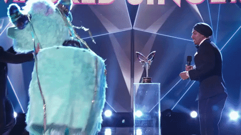 T Pain Wearing Mascot Costume GIF