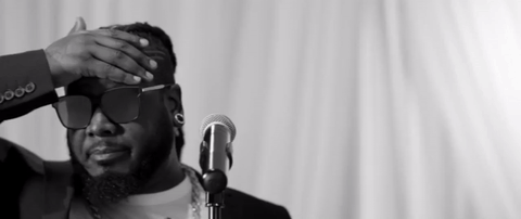 T Pain Wiping His Forehead GIF