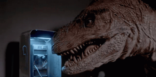 T-rex Phone Call GIF