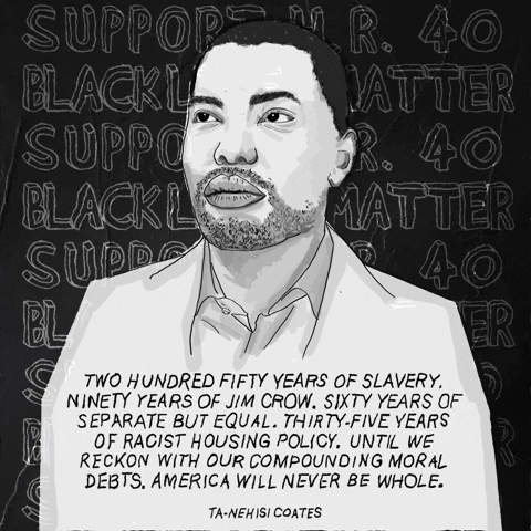 Ta Nehisi Coates Talks About Slavery GIF