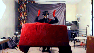 Table Flip The Spine Steam Powered Giraffe GIF