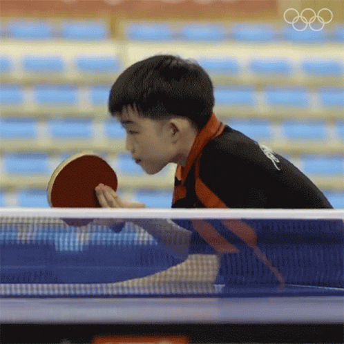 Table Tennis Kid Player GIF