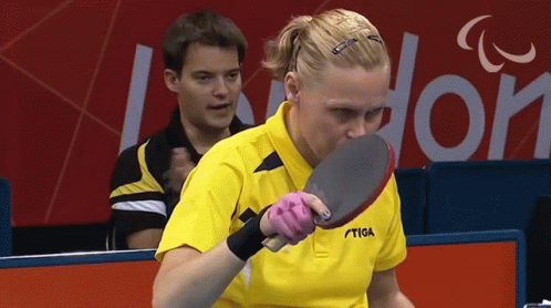 Table Tennis Player Anna Carin Ahlquist GIF
