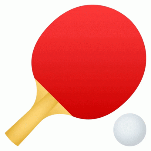Table Tennis Racket And Ball GIF