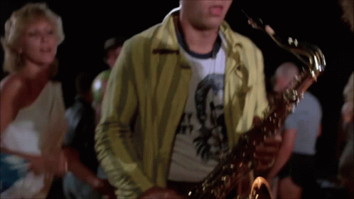 Tackleberry Police Academy Saxophone GIF