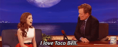Anna Kendrick I Love Taco Bell GIF