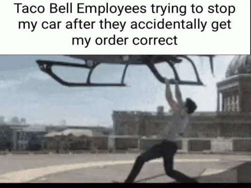 Taco Bell Employees Stopping GIF