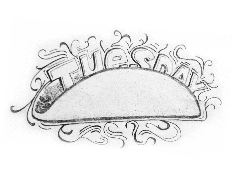 Taco Tuesday Sketch GIF