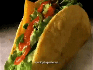 Taco With Lettuce Tomatoes and Cheese