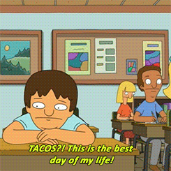 Tacos Happy Tuesday Bob's Burgers GIF