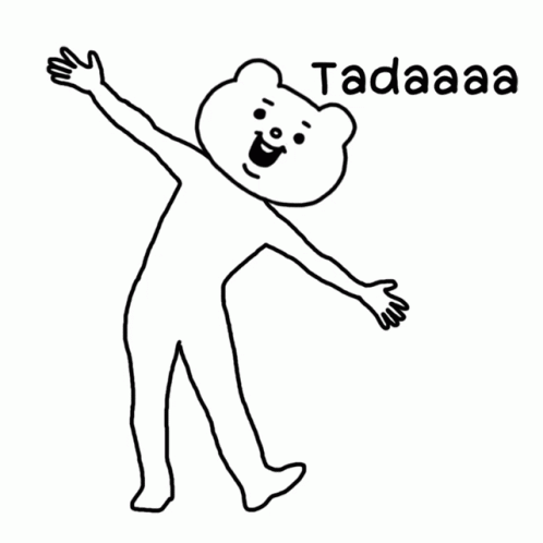 Tada Betakkuma Surprise Greeting GIF