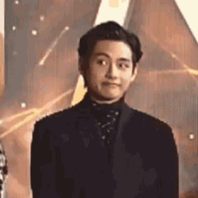 Taehyung Boxy Smile GIF