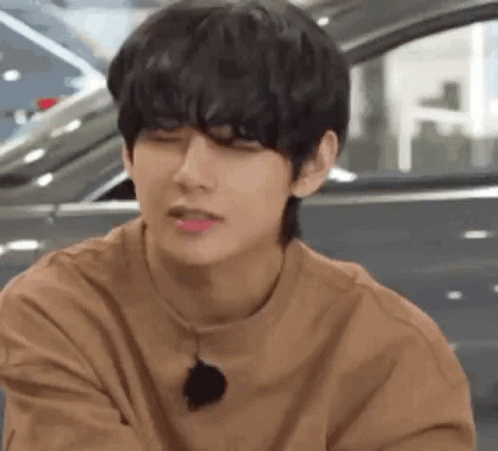 Taehyung Face Palm GIF