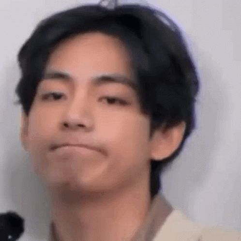 Taehyung Is Sad At The Same Time Unamused GIF