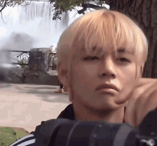 Taehyung Pouting Face GIF