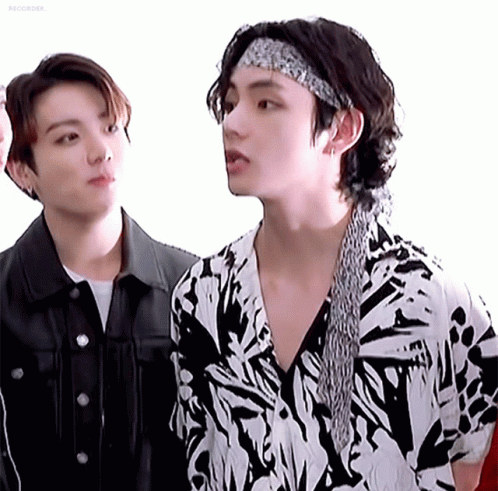 Taekook Cute Face GIF