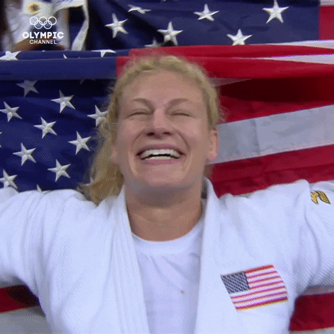 Taekwondo Kayla Harrison Happy Crying GIF
