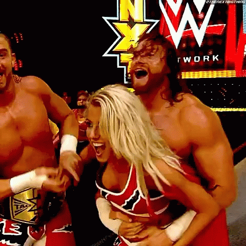 Tag Team Alexa Bliss Buddy Matthews GIF