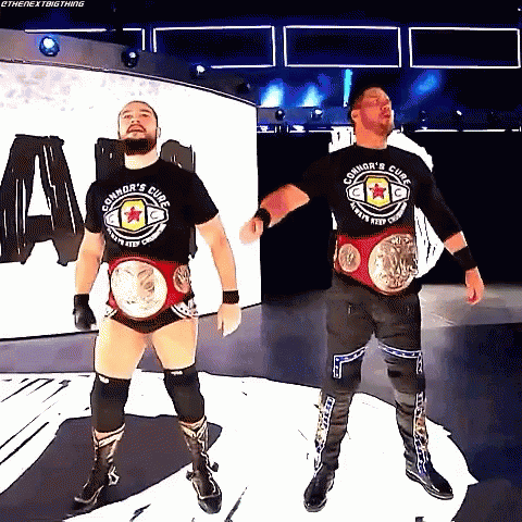Tag Team Curtis And Axel Wwe GIF